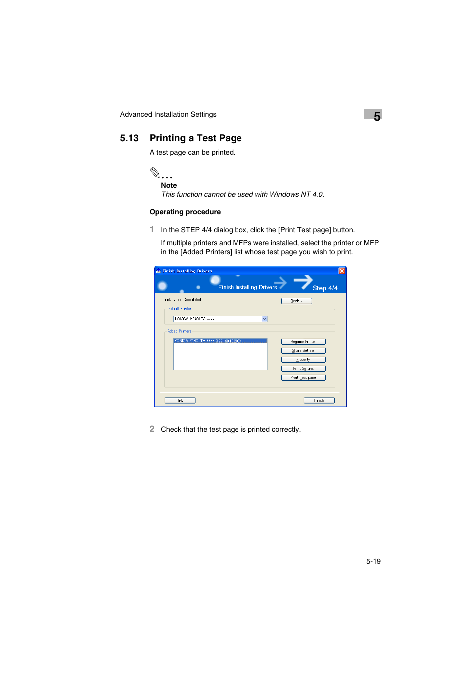 Operating procedure, Operating procedure -19 | Konica Minolta BIZHUB PRO 1050 User Manual | Page 34 / 36