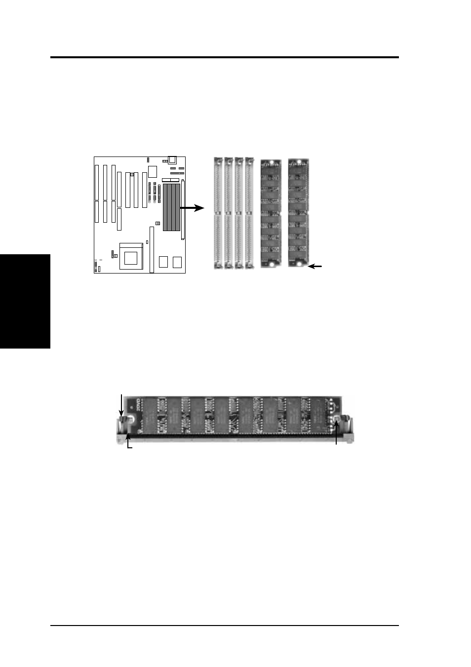 Iii. installation, 72 pin dram in simm socket | Asus P/I-P55TVP4 User Manual | Page 18 / 64