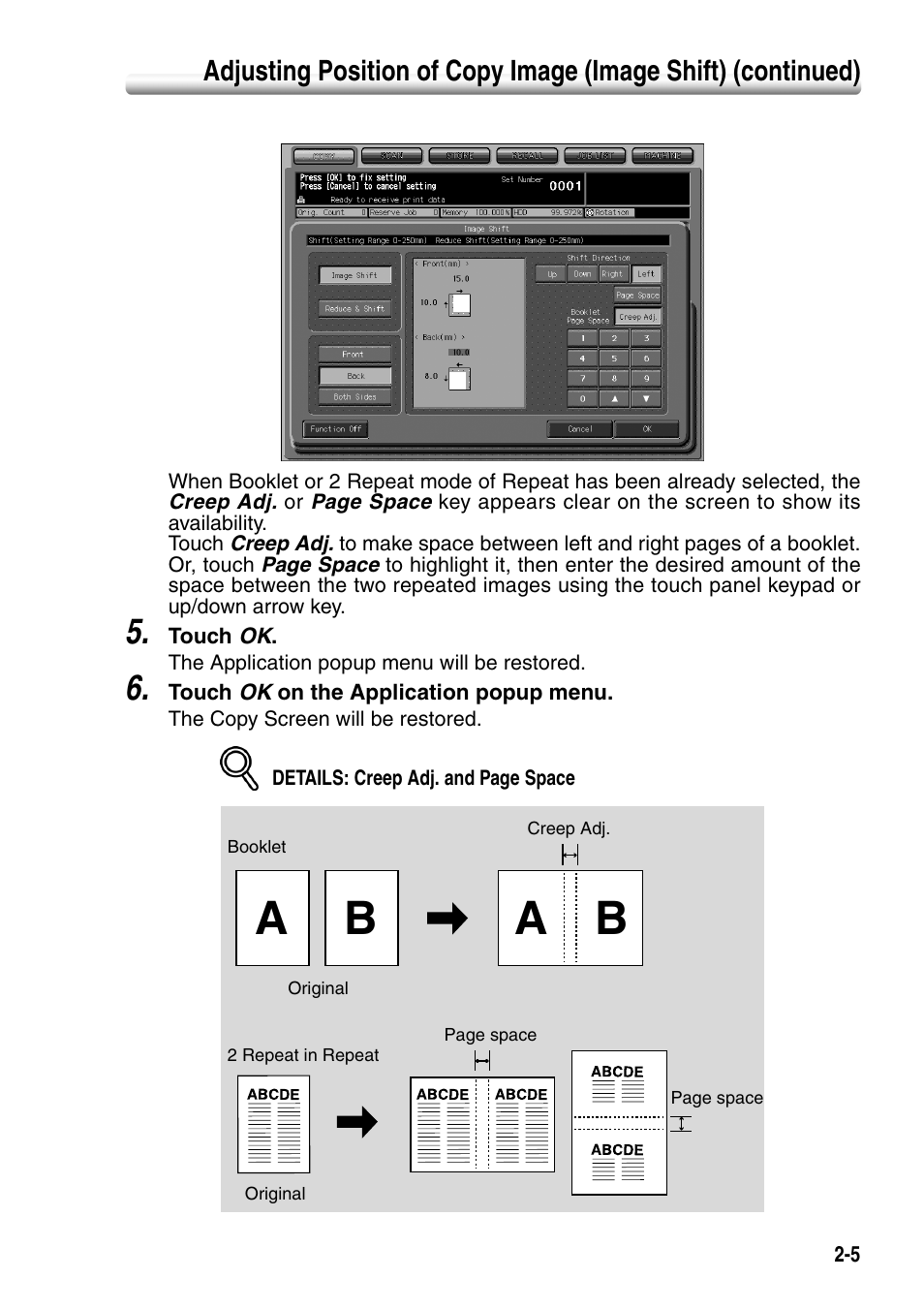 Ab a b | Konica Minolta SD-501 User Manual | Page 27 / 52