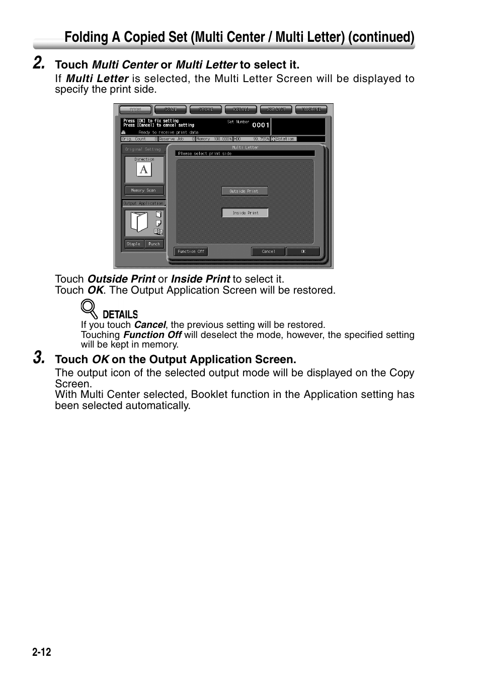 Konica Minolta SD-501 User Manual | Page 34 / 52