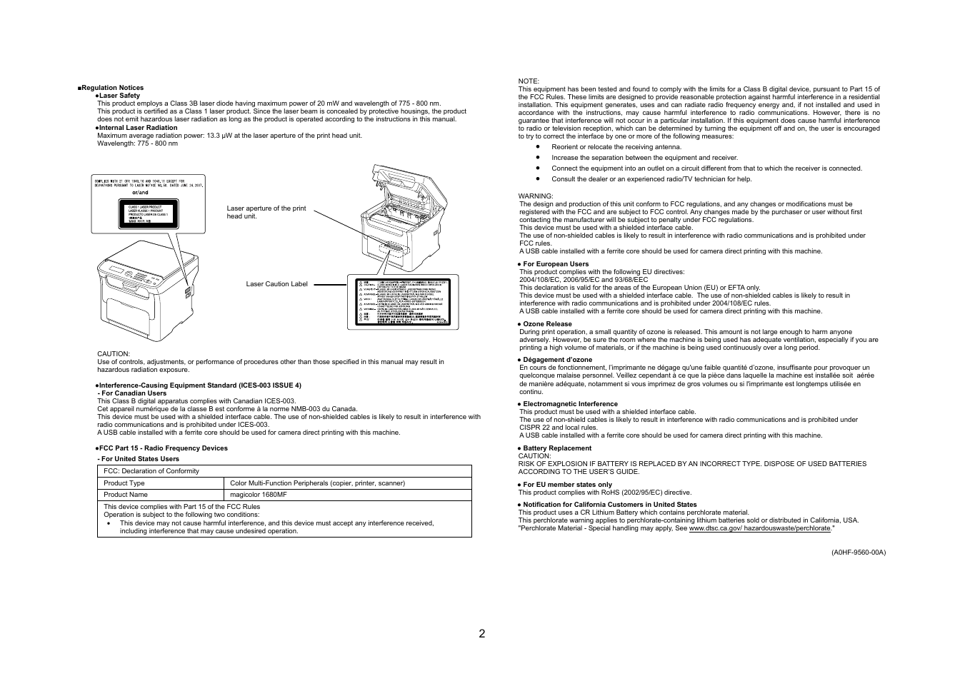 Konica Minolta magicolor 1680MF User Manual | Page 3 / 48