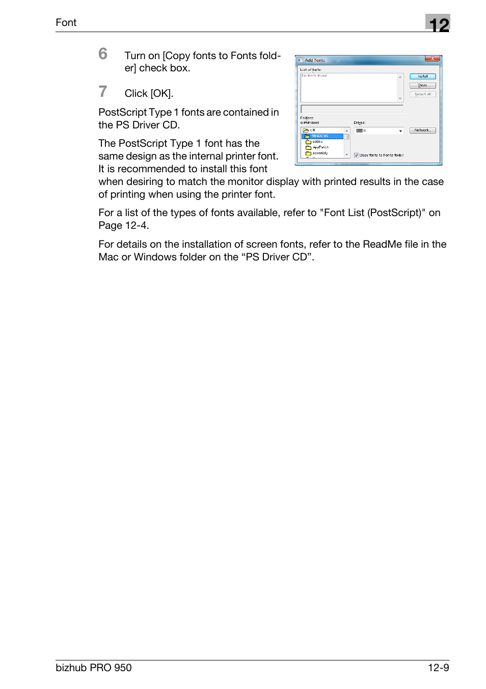 Konica Minolta bizhub PRO 950 User Manual | Page 265 / 320