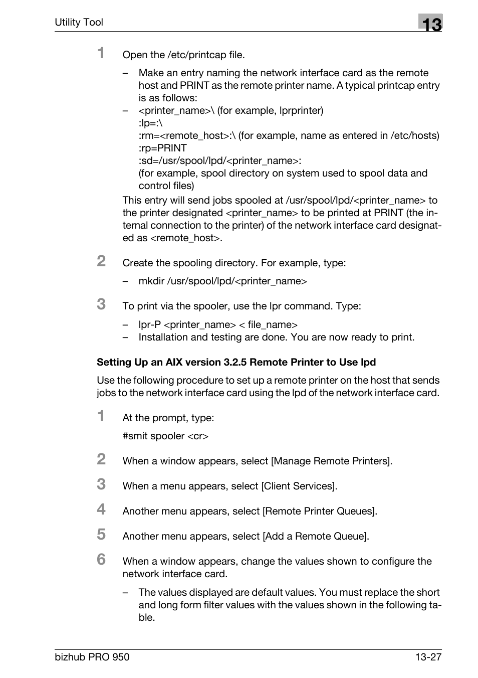 Konica Minolta bizhub PRO 950 User Manual | Page 294 / 320