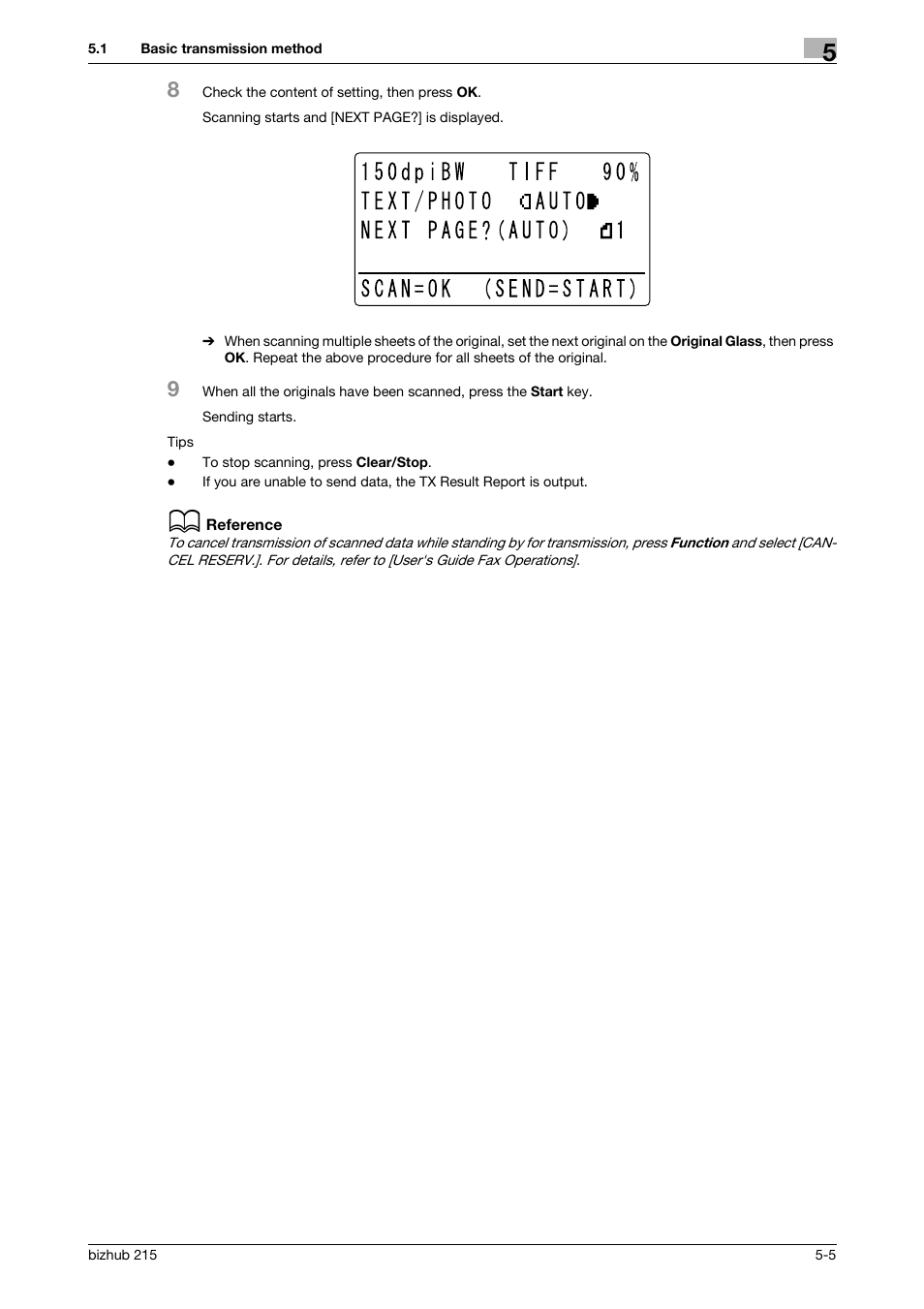 Konica Minolta Bizhub 215 User Manual | Page 39 / 91