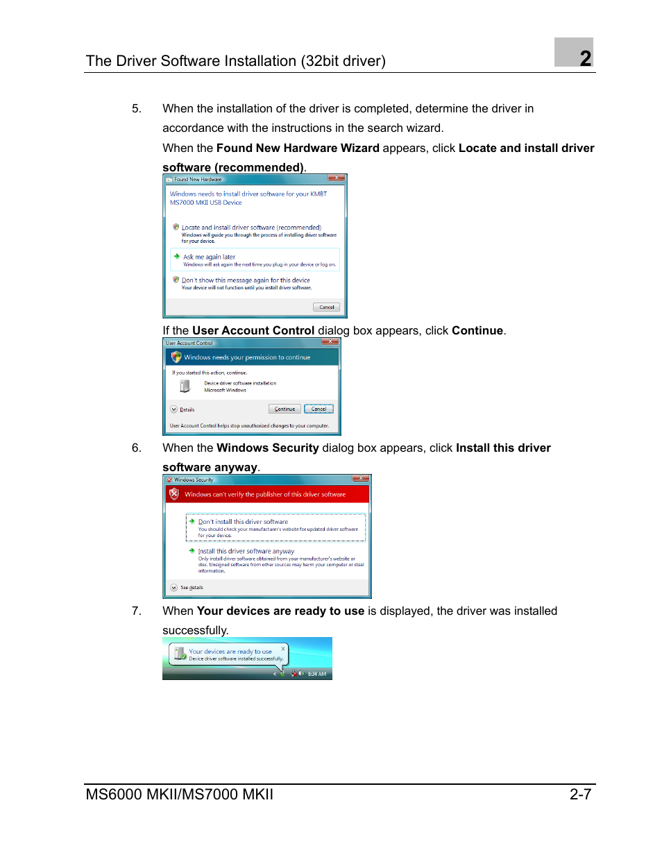 Konica Minolta MS7000 MKII User Manual | Page 15 / 72