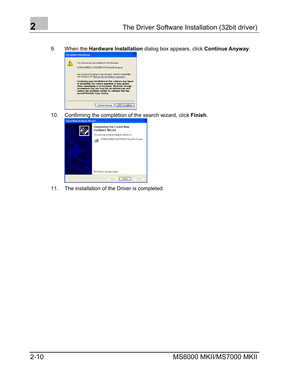 Konica Minolta MS7000 MKII User Manual | Page 18 / 72