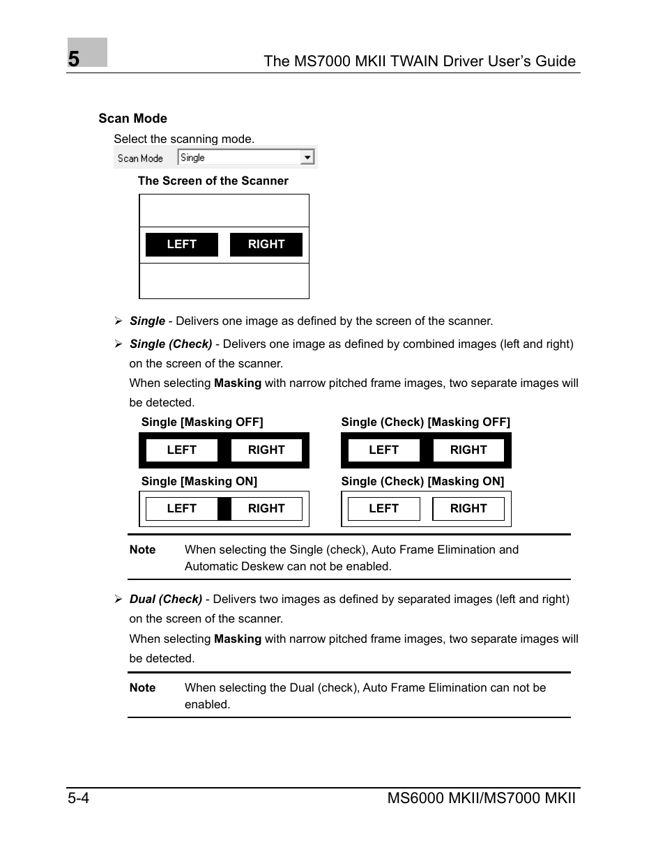 Scan mode, Scan mode -4 | Konica Minolta MS7000 MKII User Manual | Page 52 / 72