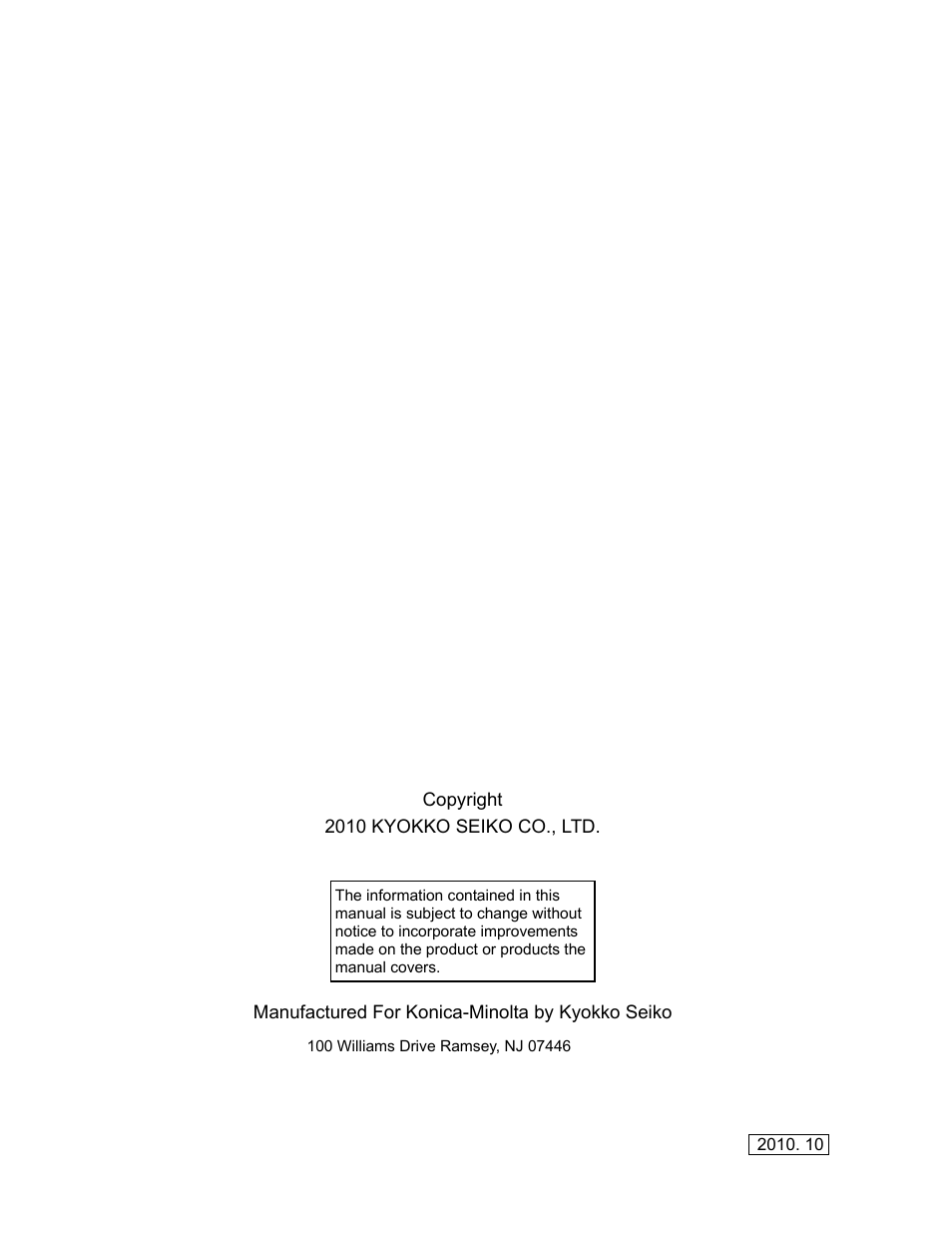 Konica Minolta MS7000 MKII User Manual | Page 72 / 72