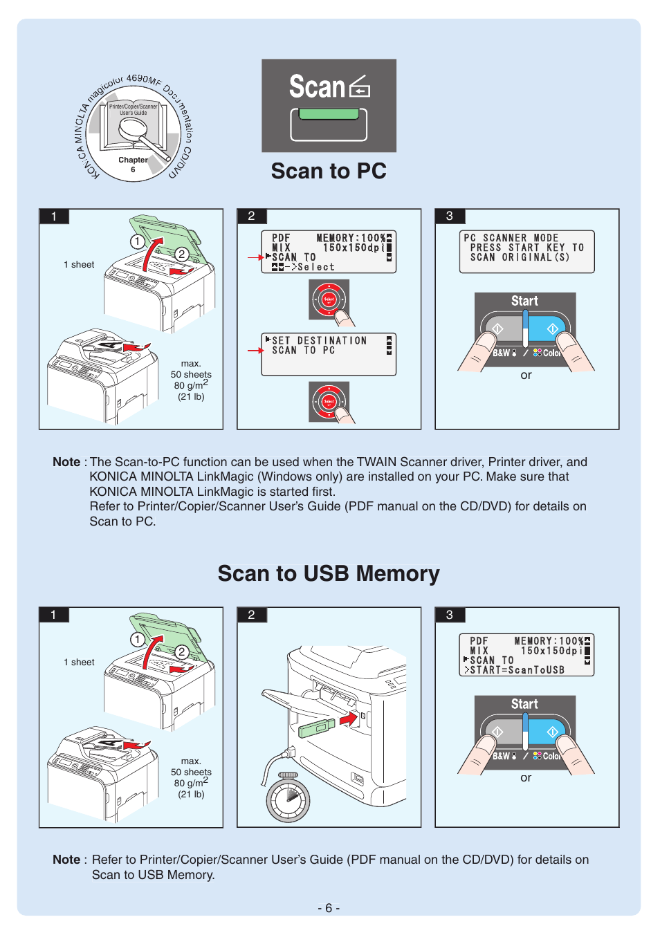 Or 3 1 2 | Konica Minolta magicolor 4690MF User Manual | Page 6 / 12
