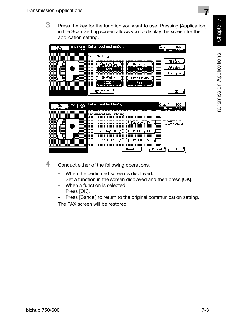 Konica Minolta FK-502 User Manual | Page 140 / 458