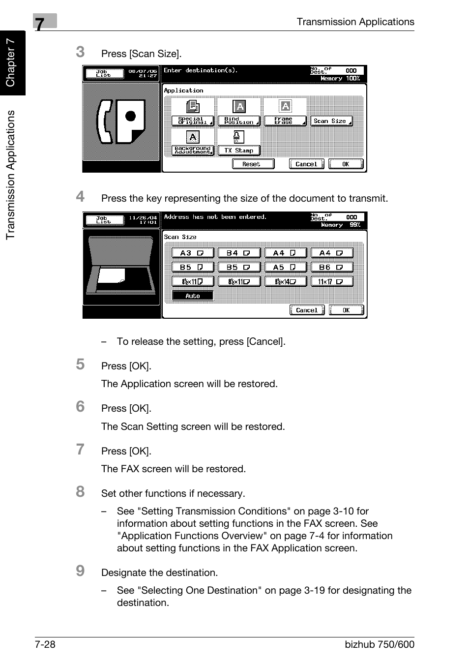 Konica Minolta FK-502 User Manual | Page 165 / 458
