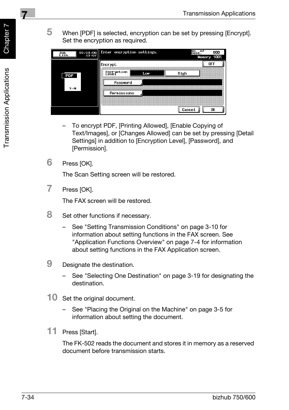 Konica Minolta FK-502 User Manual | Page 171 / 458