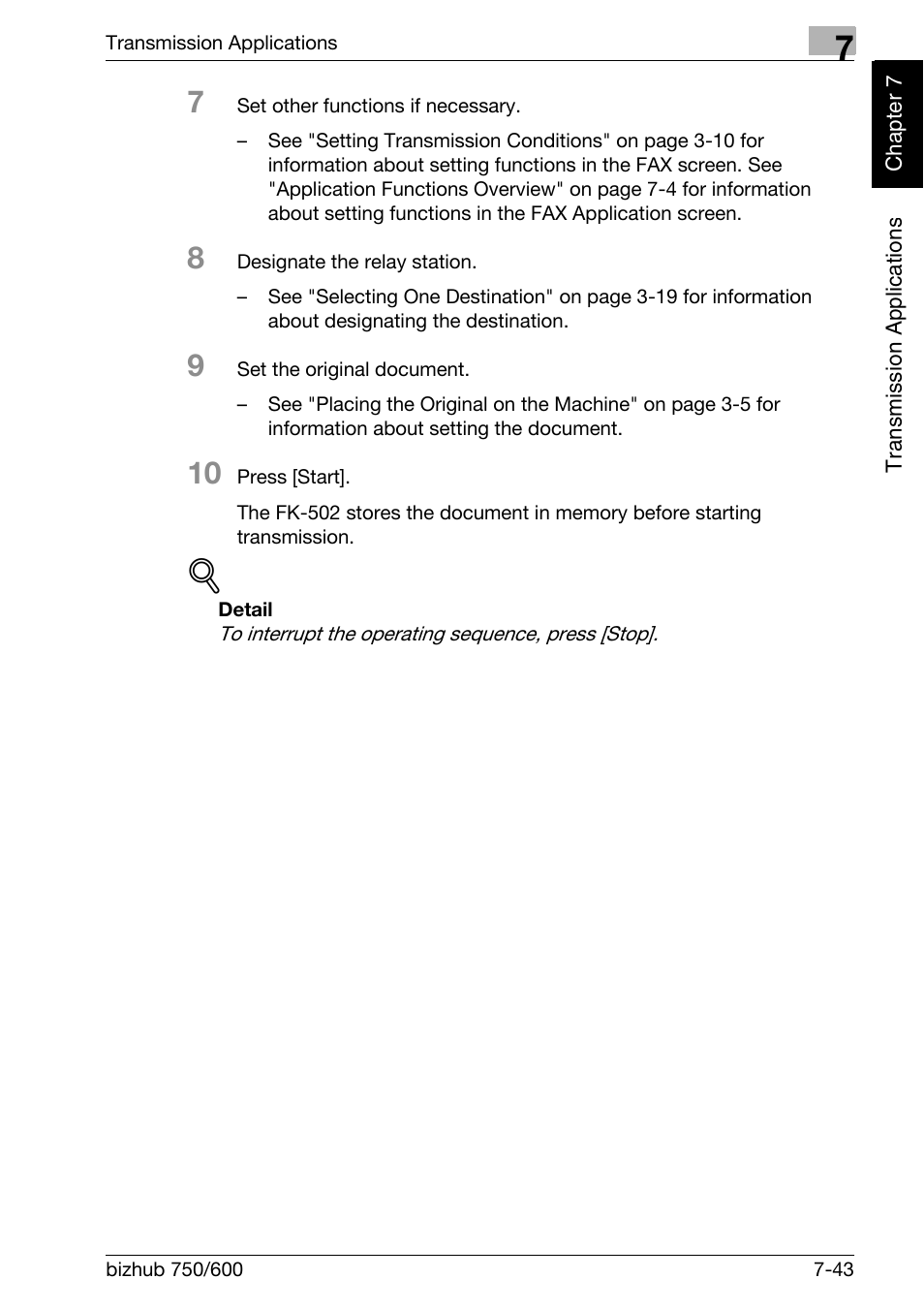 Konica Minolta FK-502 User Manual | Page 180 / 458