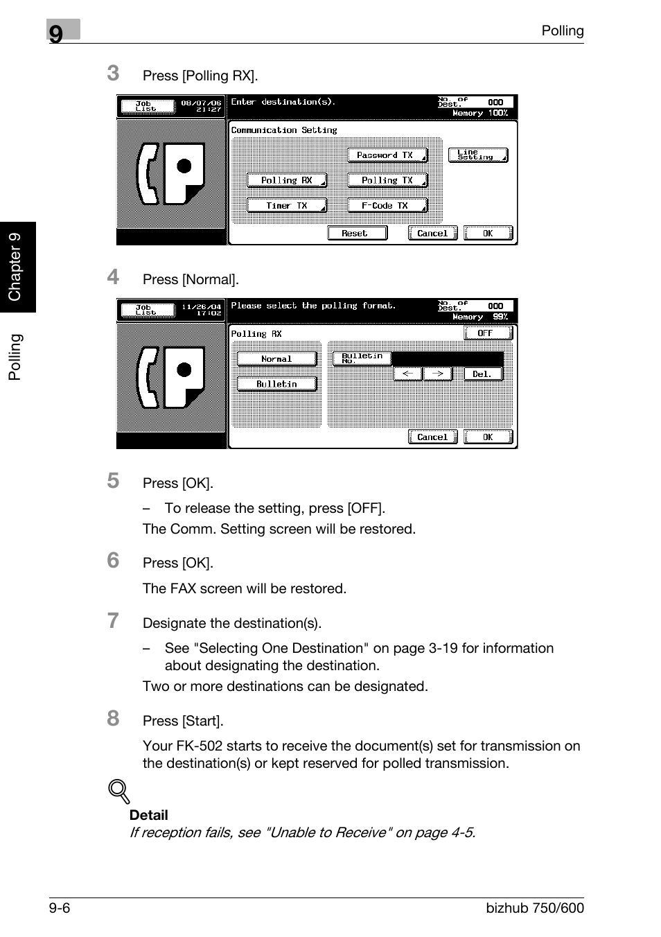 Konica Minolta FK-502 User Manual | Page 207 / 458