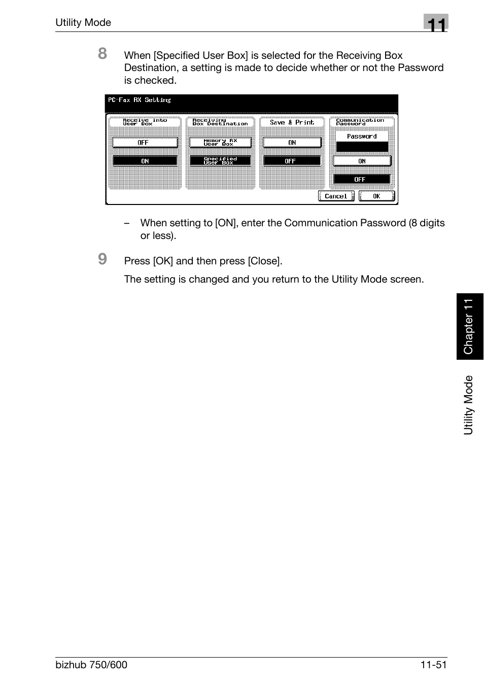 Konica Minolta FK-502 User Manual | Page 320 / 458