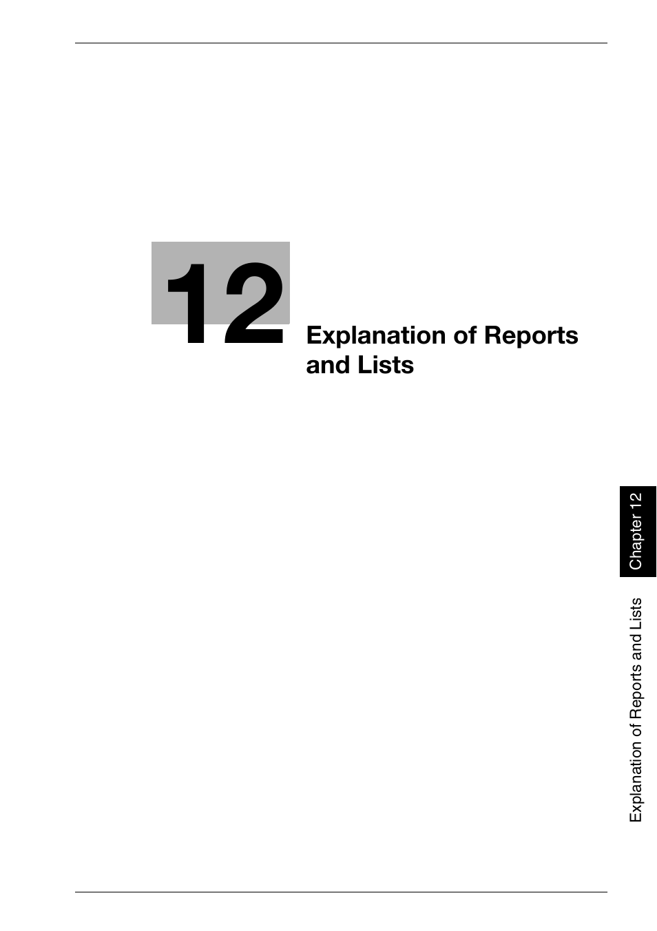 Explanation of reports and lists | Konica Minolta FK-502 User Manual | Page 344 / 458