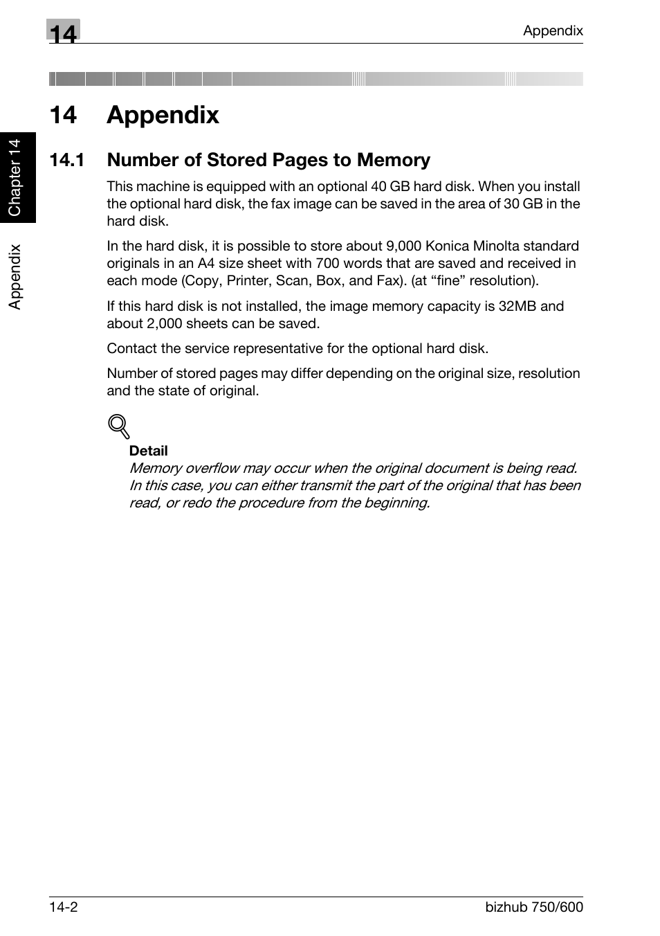 14 appendix | Konica Minolta FK-502 User Manual | Page 445 / 458