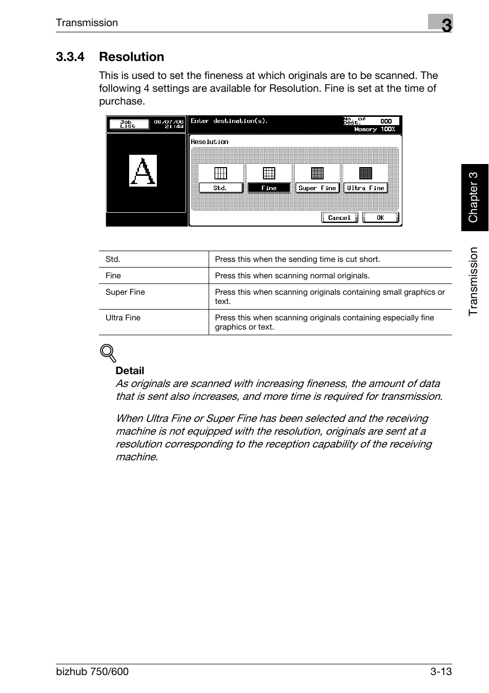 4 resolution, Resolution -13 | Konica Minolta FK-502 User Manual | Page 72 / 458