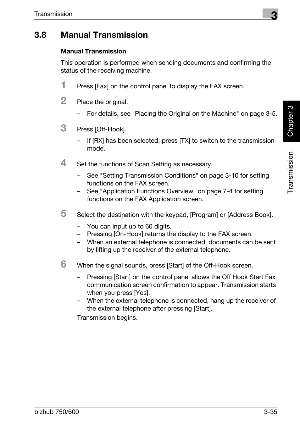 8 manual transmission, Manual transmission, Manual transmission -35 | Konica Minolta FK-502 User Manual | Page 94 / 458