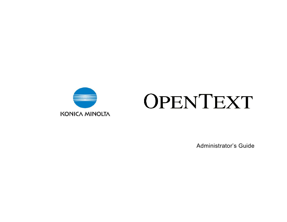 Konica Minolta OpenText RightFax User Manual | 22 pages