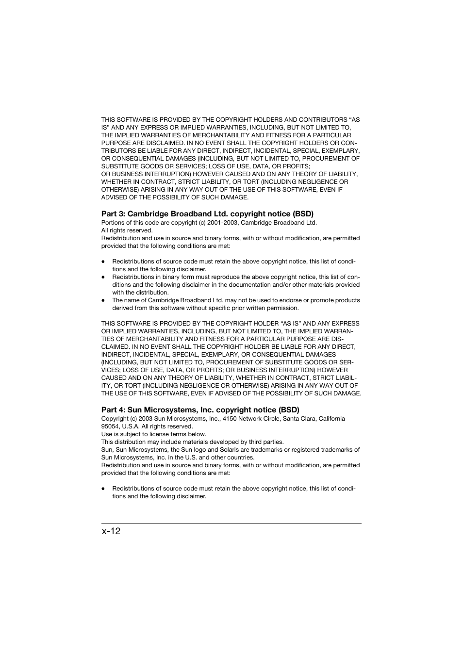 X-12 | Konica Minolta bizhub C25 User Manual | Page 13 / 551