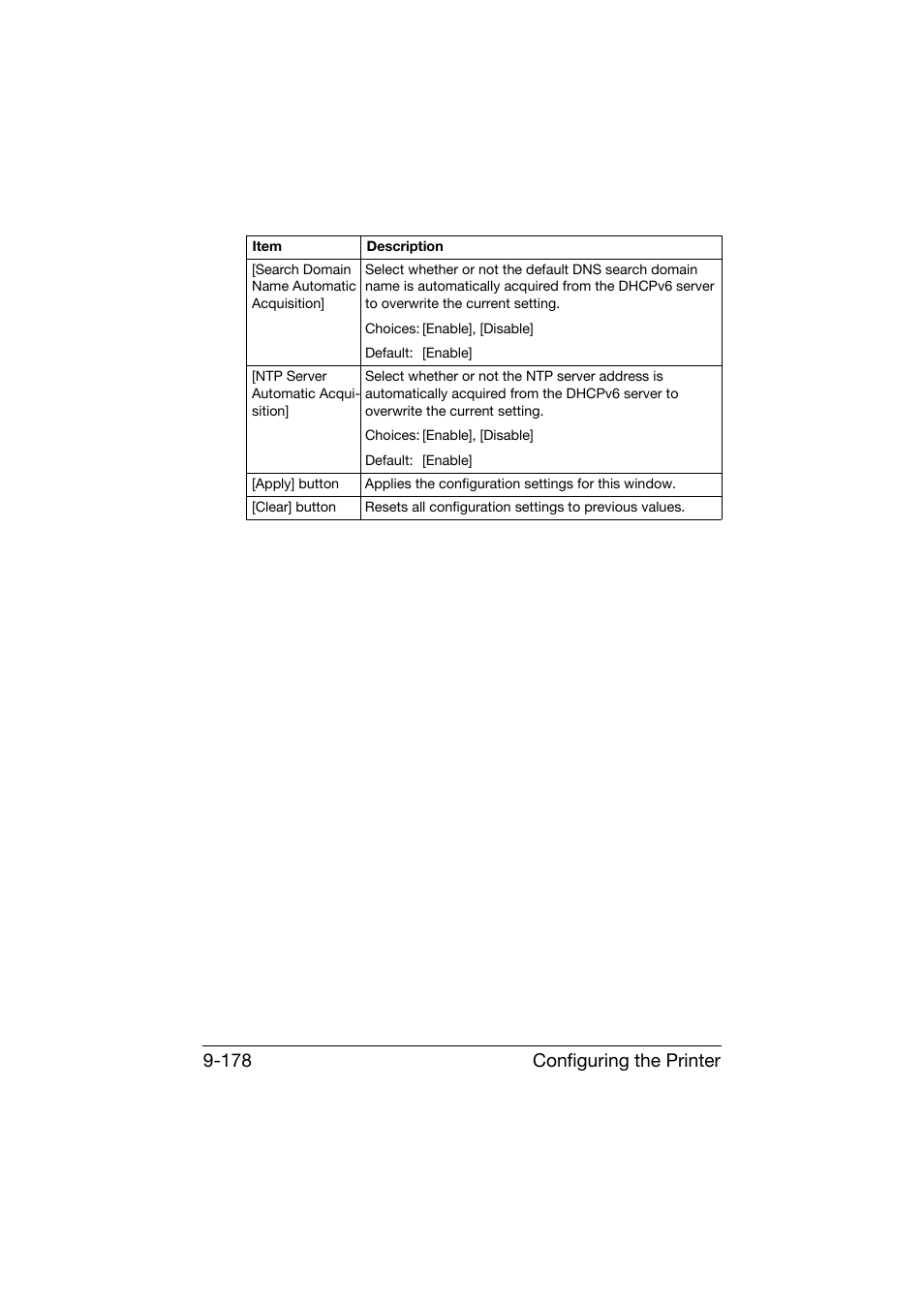 Configuring the printer 9-178 | Konica Minolta bizhub C25 User Manual | Page 465 / 551