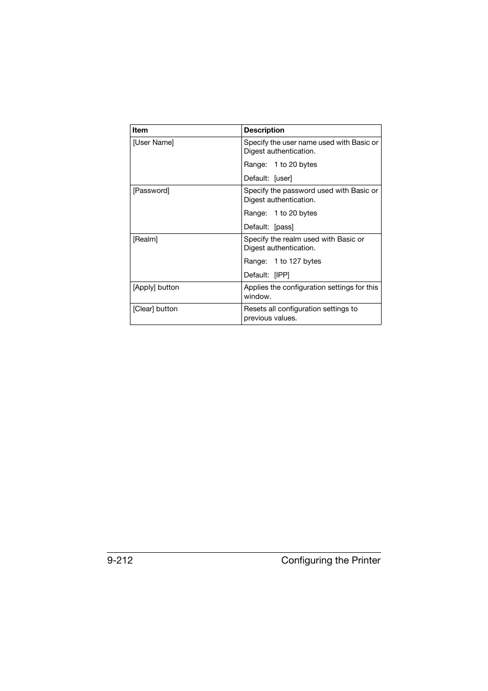 Configuring the printer 9-212 | Konica Minolta bizhub C25 User Manual | Page 499 / 551