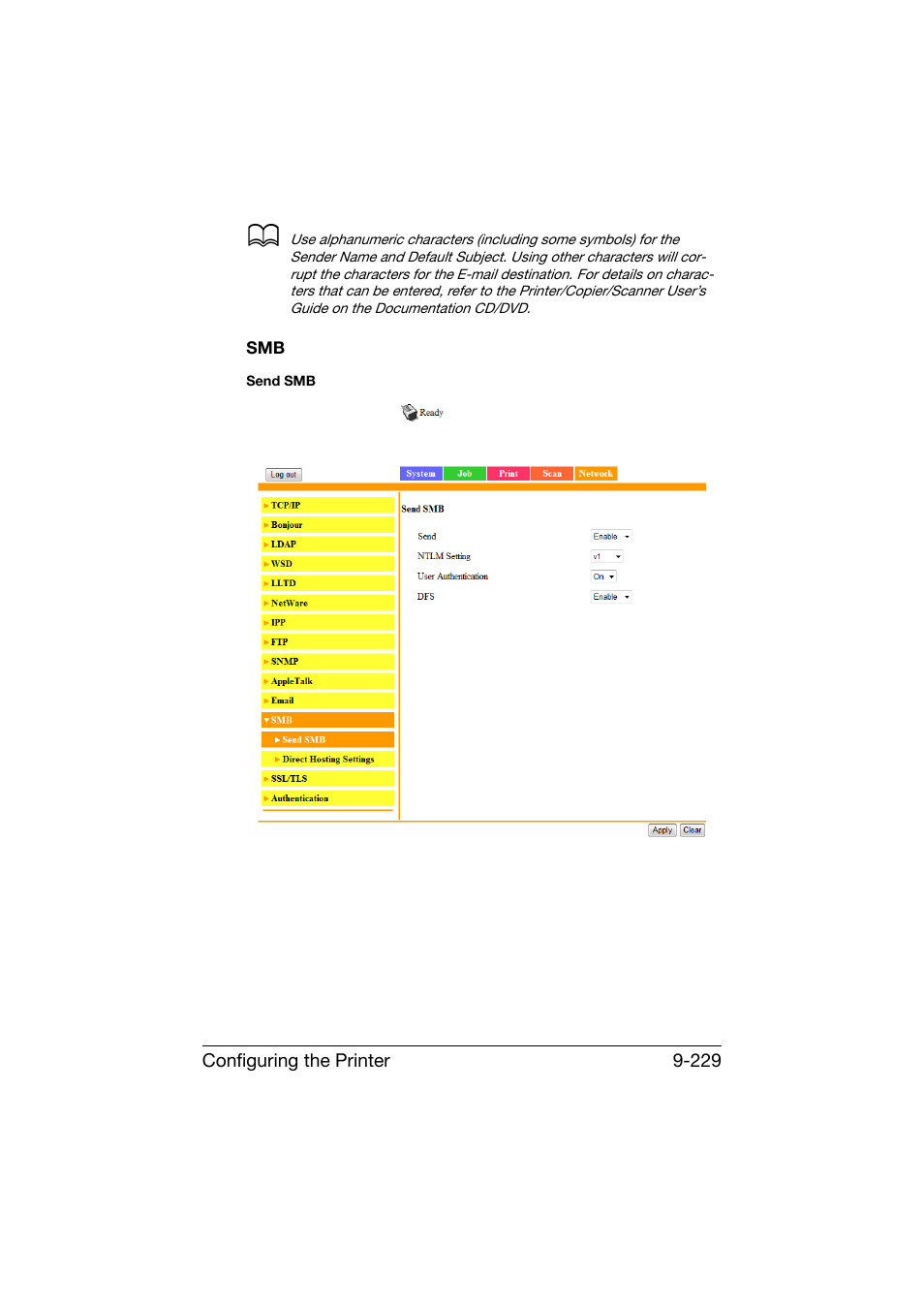 Smb -229 | Konica Minolta bizhub C25 User Manual | Page 516 / 551