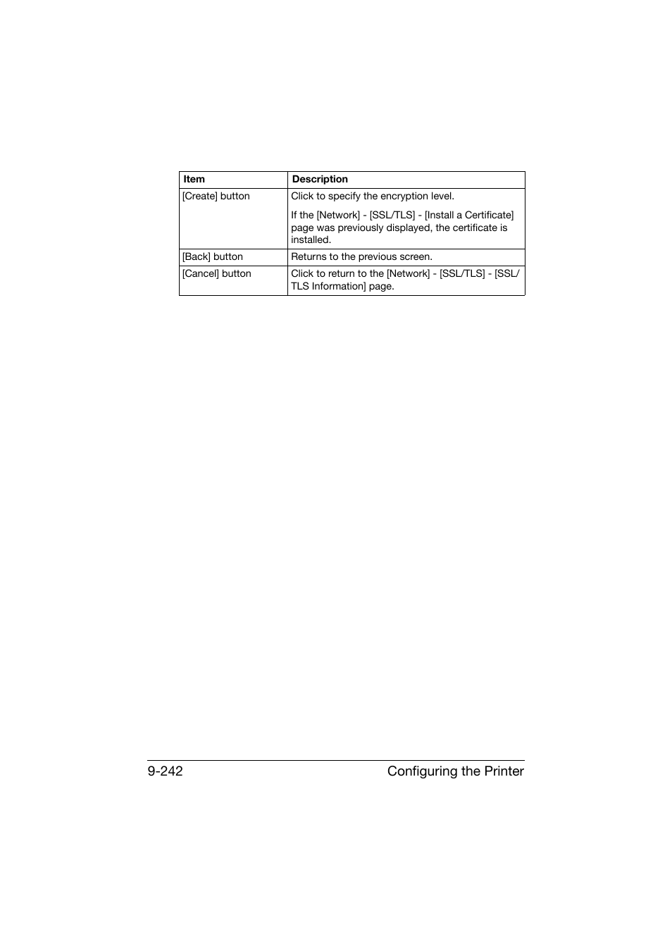 Configuring the printer 9-242 | Konica Minolta bizhub C25 User Manual | Page 529 / 551