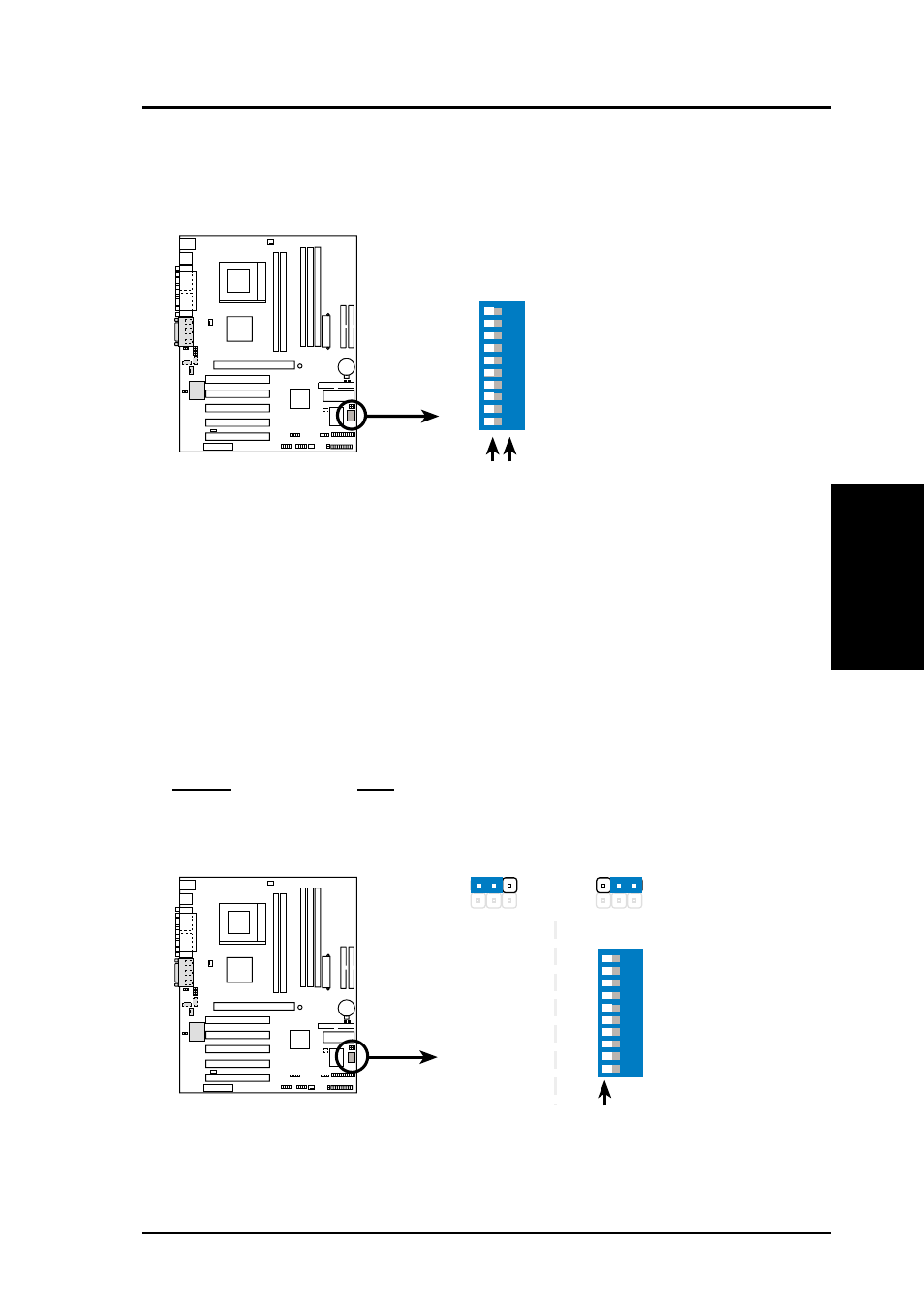 Hardware setup, A7a266 jumper mode setting jen, A7a266 dip switch | Asus A7A266 User Manual | Page 19 / 100