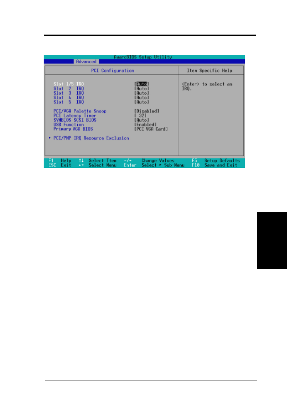 Bios setup, 3 pci configuration | Asus A7A266 User Manual | Page 67 / 100