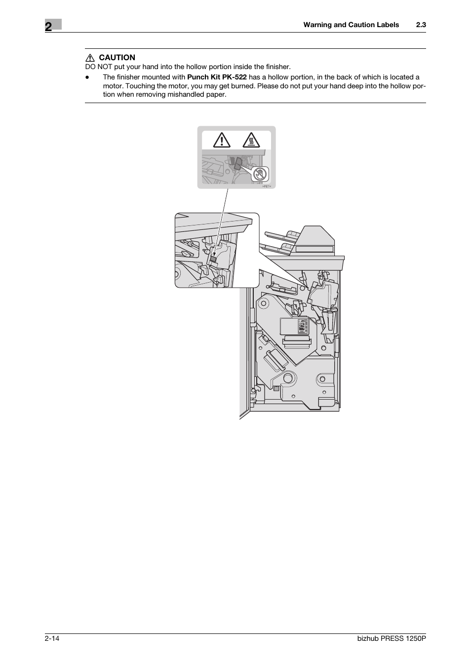 Konica Minolta bizhub PRESS 1250P User Manual | Page 22 / 44