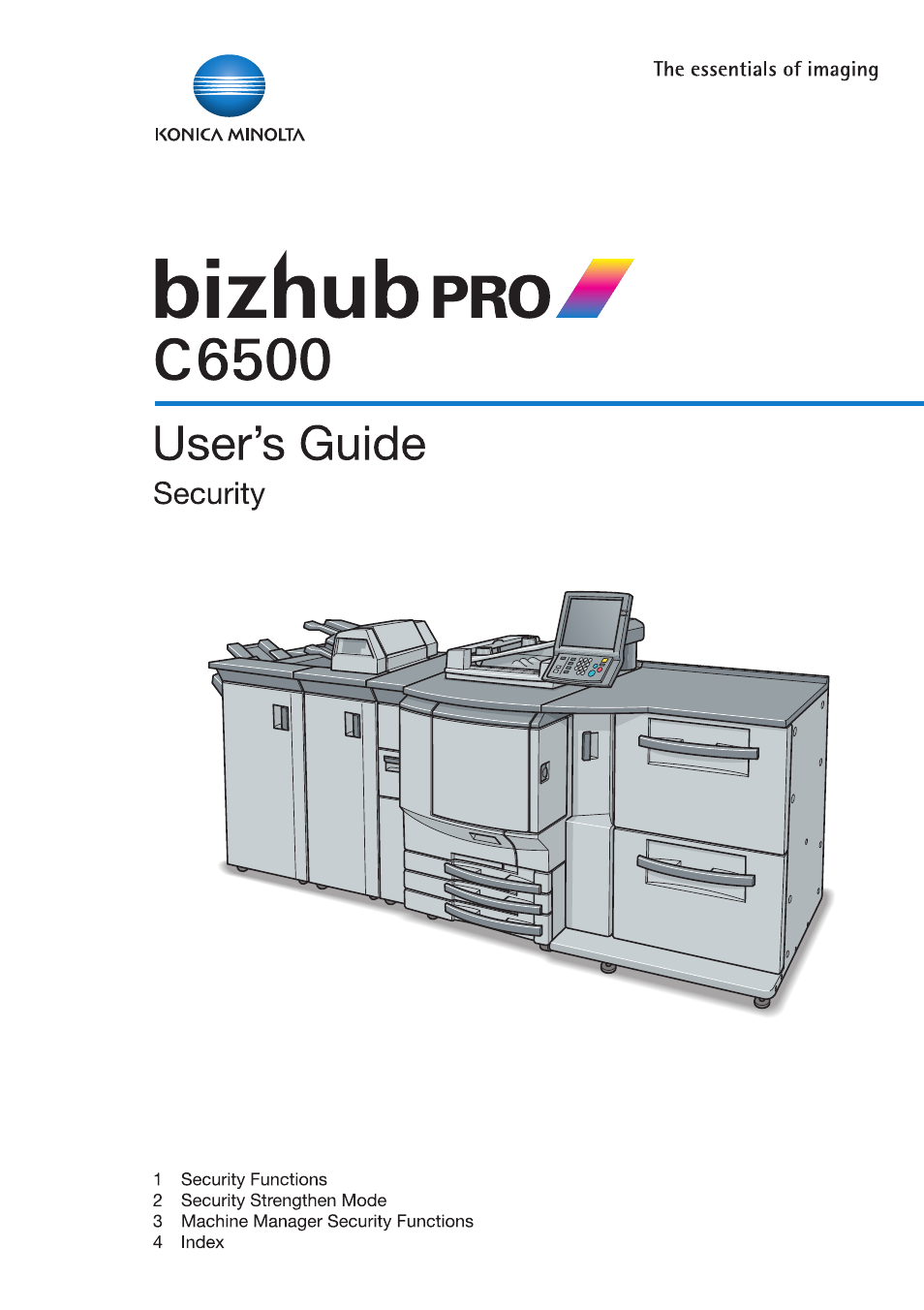 Konica Minolta bizhub PRO C6500 User Manual | 32 pages