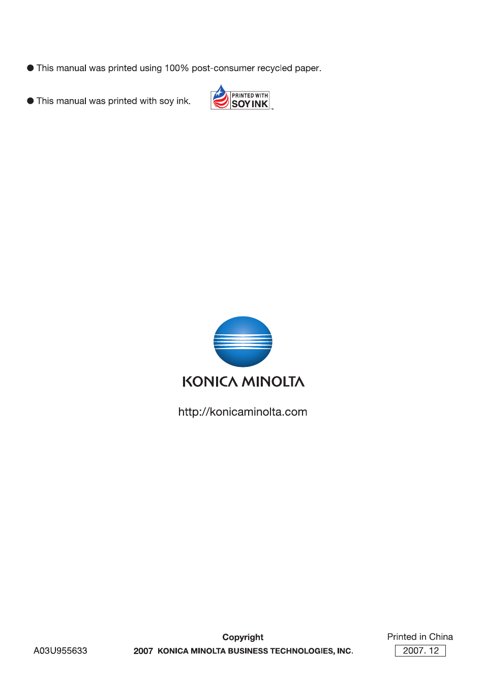 Konica Minolta bizhub PRO C6500 User Manual | Page 32 / 32