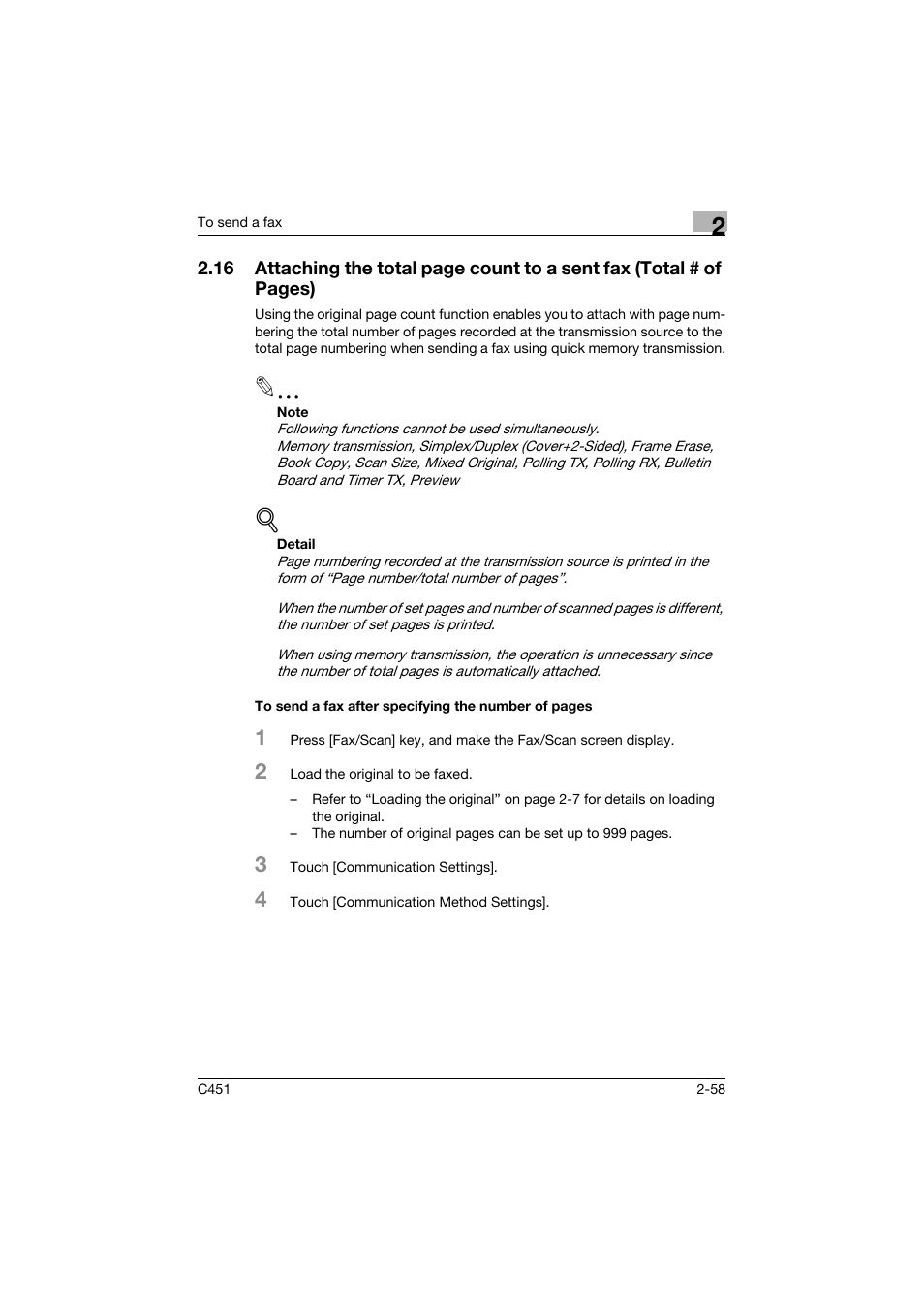 Konica Minolta FK-502 User Manual | Page 113 / 492