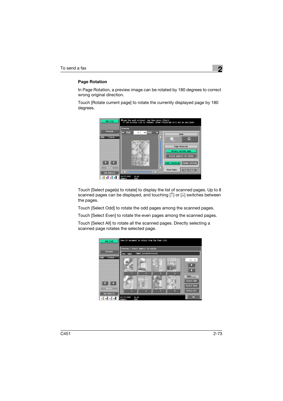 Konica Minolta FK-502 User Manual | Page 128 / 492