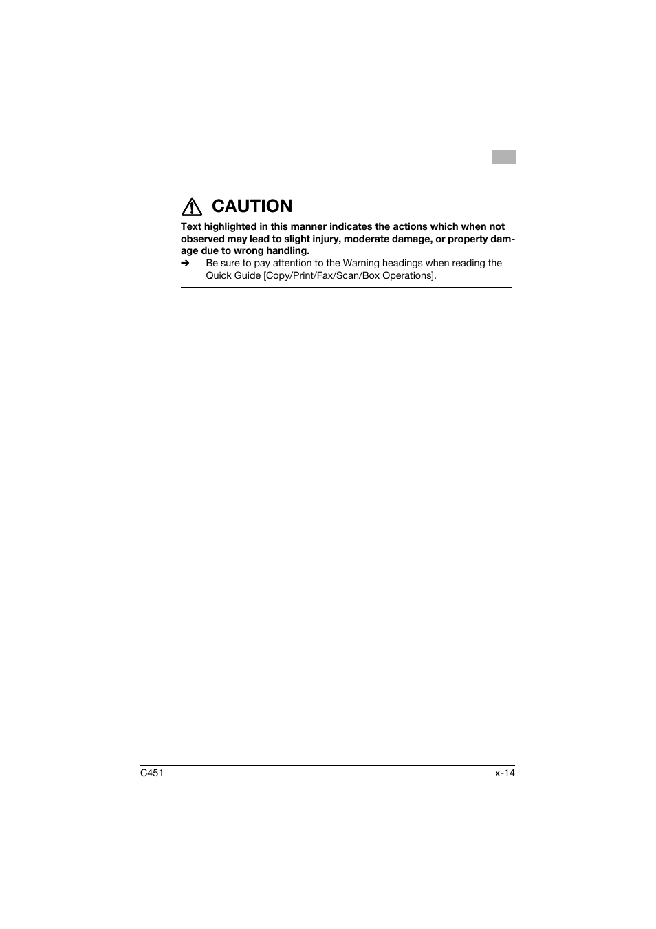 7 caution | Konica Minolta FK-502 User Manual | Page 15 / 492