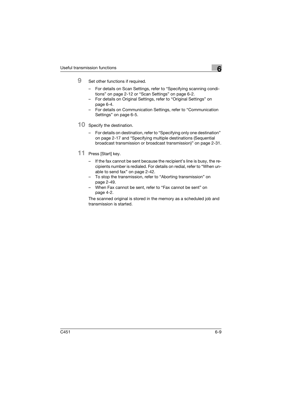 Konica Minolta FK-502 User Manual | Page 169 / 492