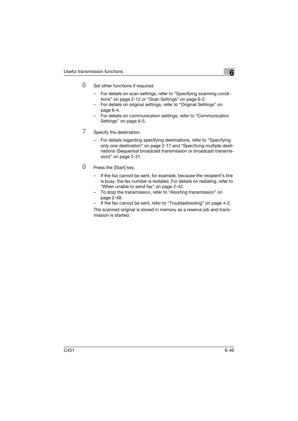 Konica Minolta FK-502 User Manual | Page 206 / 492