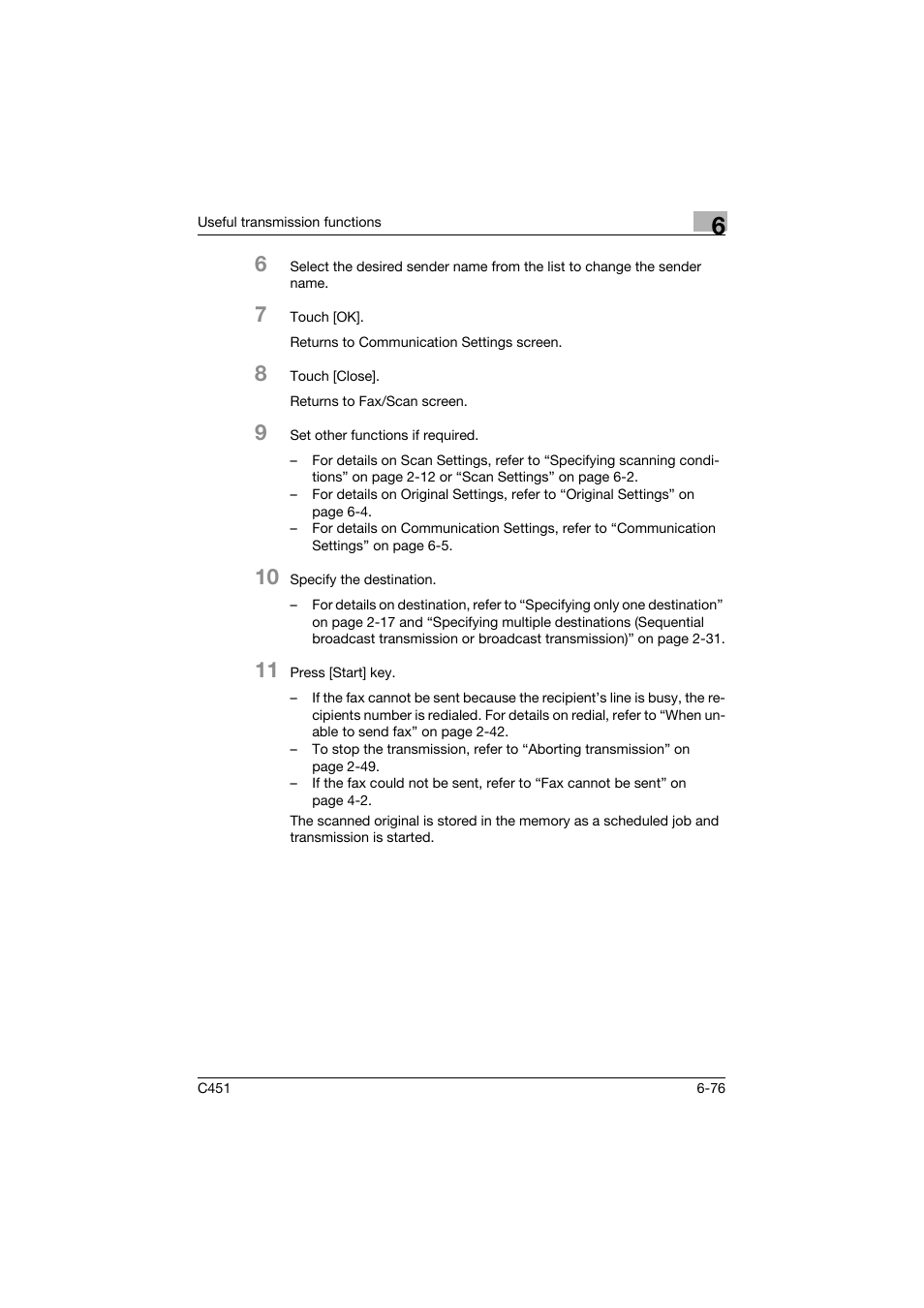 Konica Minolta FK-502 User Manual | Page 236 / 492