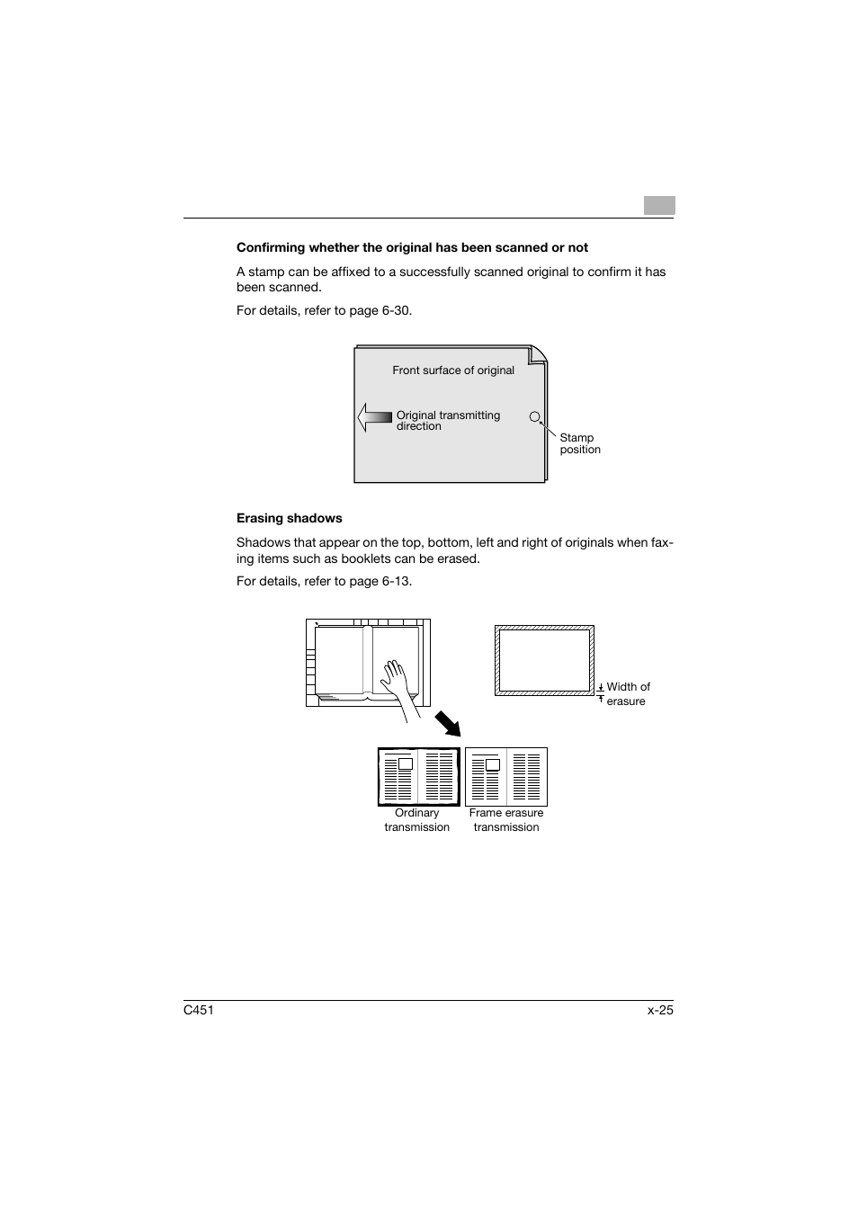 Erasing shadows | Konica Minolta FK-502 User Manual | Page 26 / 492