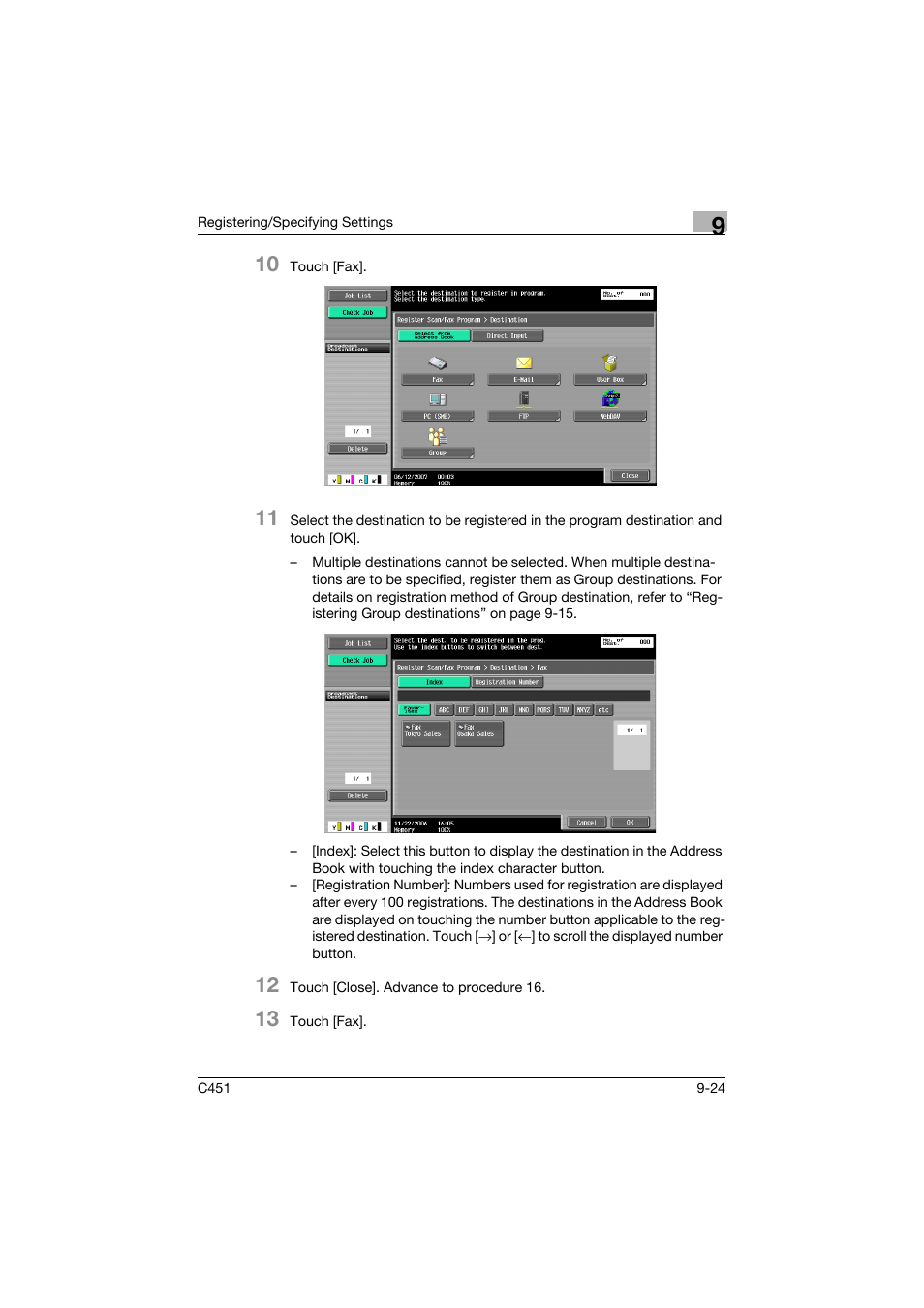 Konica Minolta FK-502 User Manual | Page 284 / 492