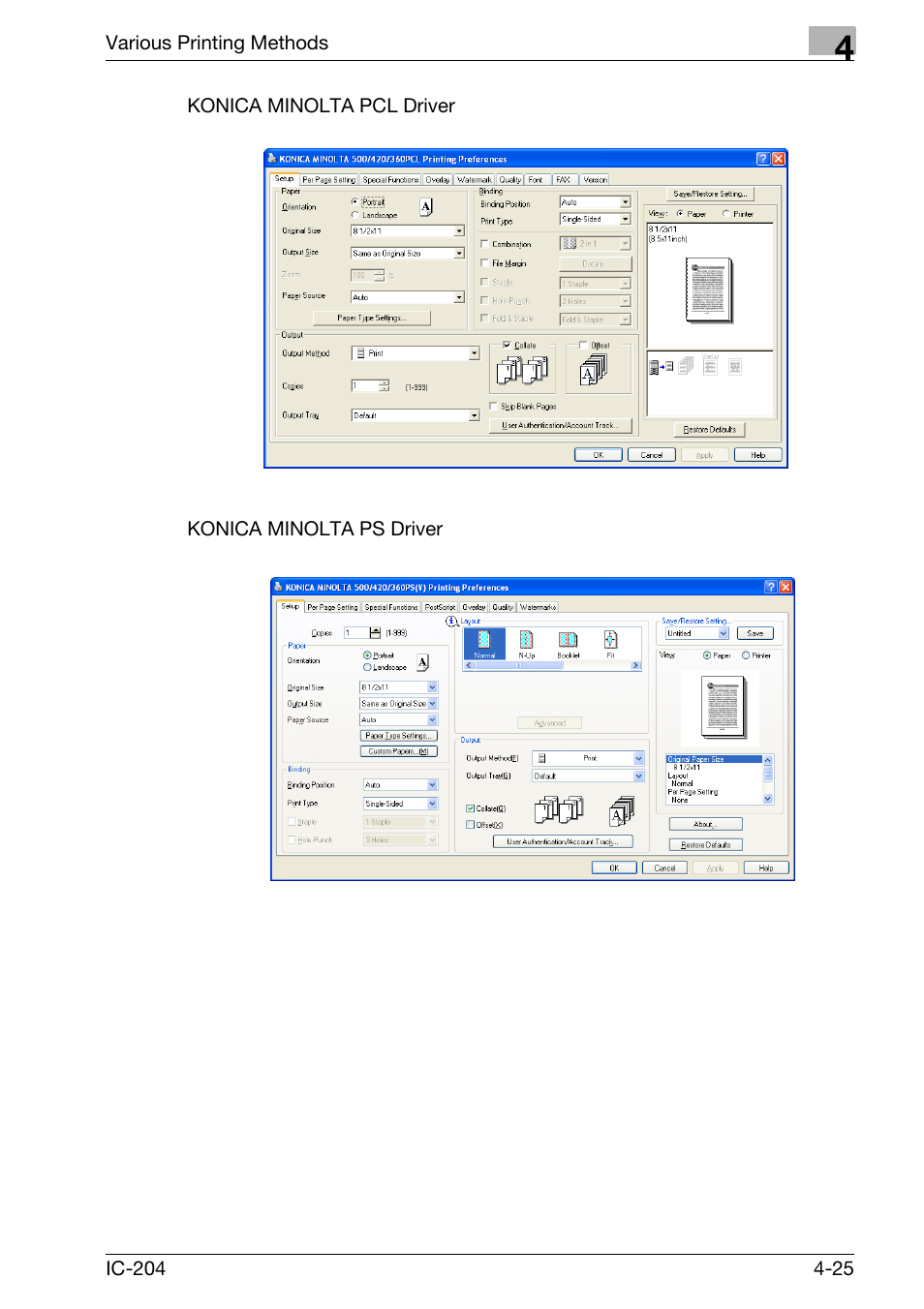 Konica Minolta bizhub 420 User Manual | Page 127 / 401