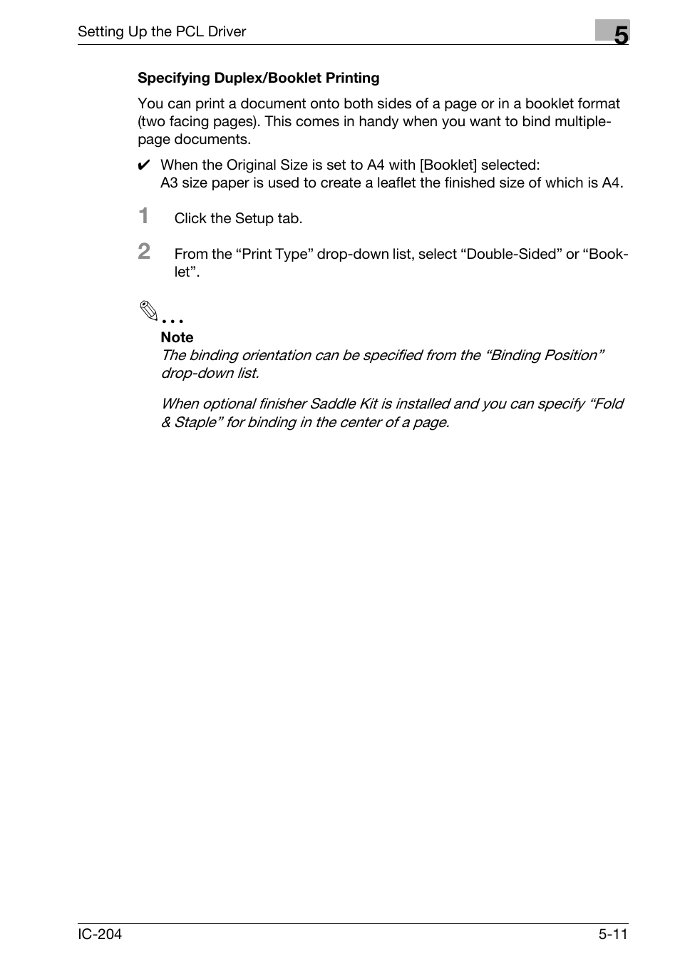 Specifying duplex/booklet printing -11 | Konica Minolta bizhub 420 User Manual | Page 143 / 401