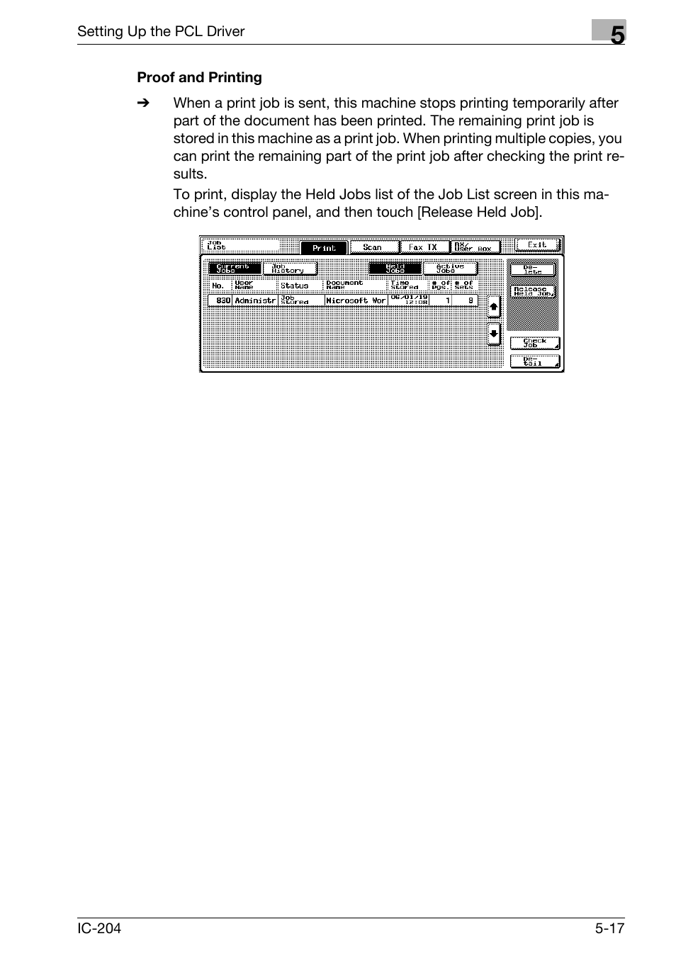 Proof and printing -17 | Konica Minolta bizhub 420 User Manual | Page 149 / 401