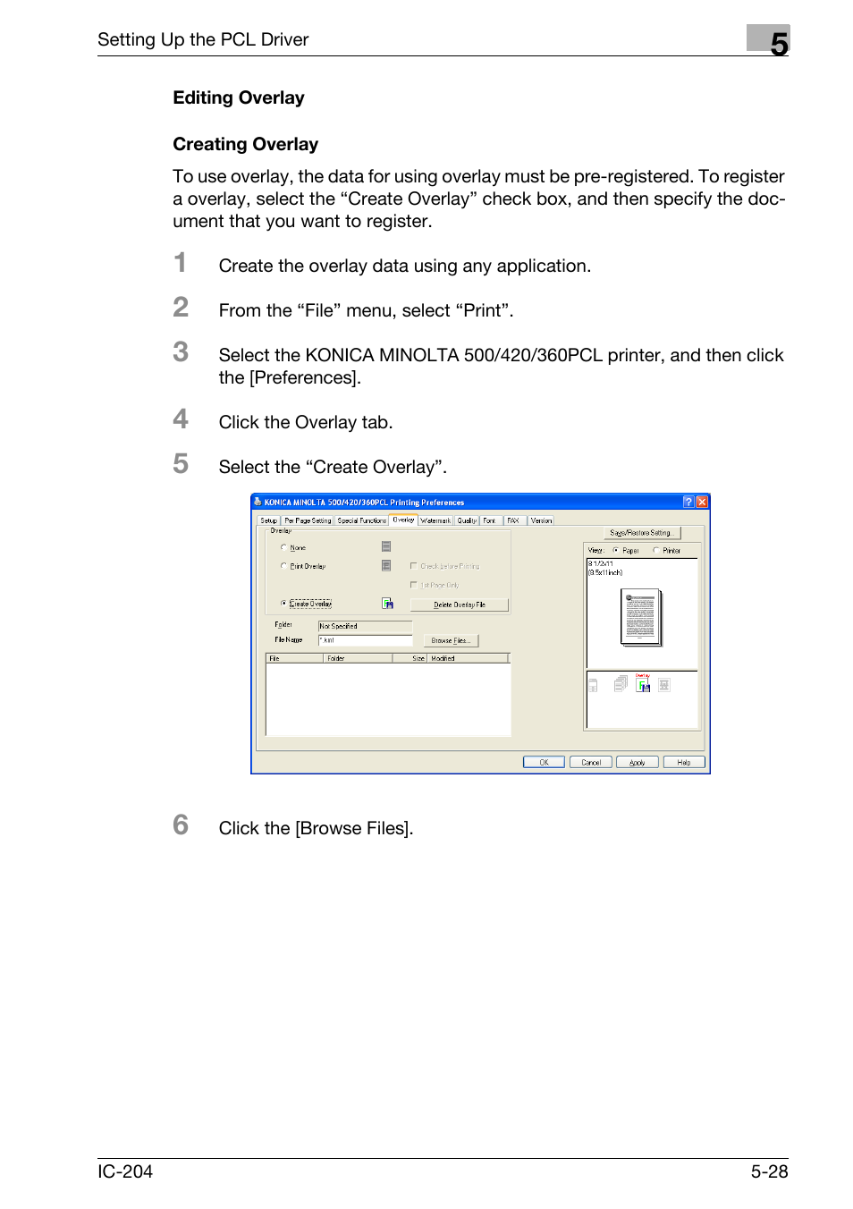 Editing overlay -28 creating overlay -28 | Konica Minolta bizhub 420 User Manual | Page 160 / 401