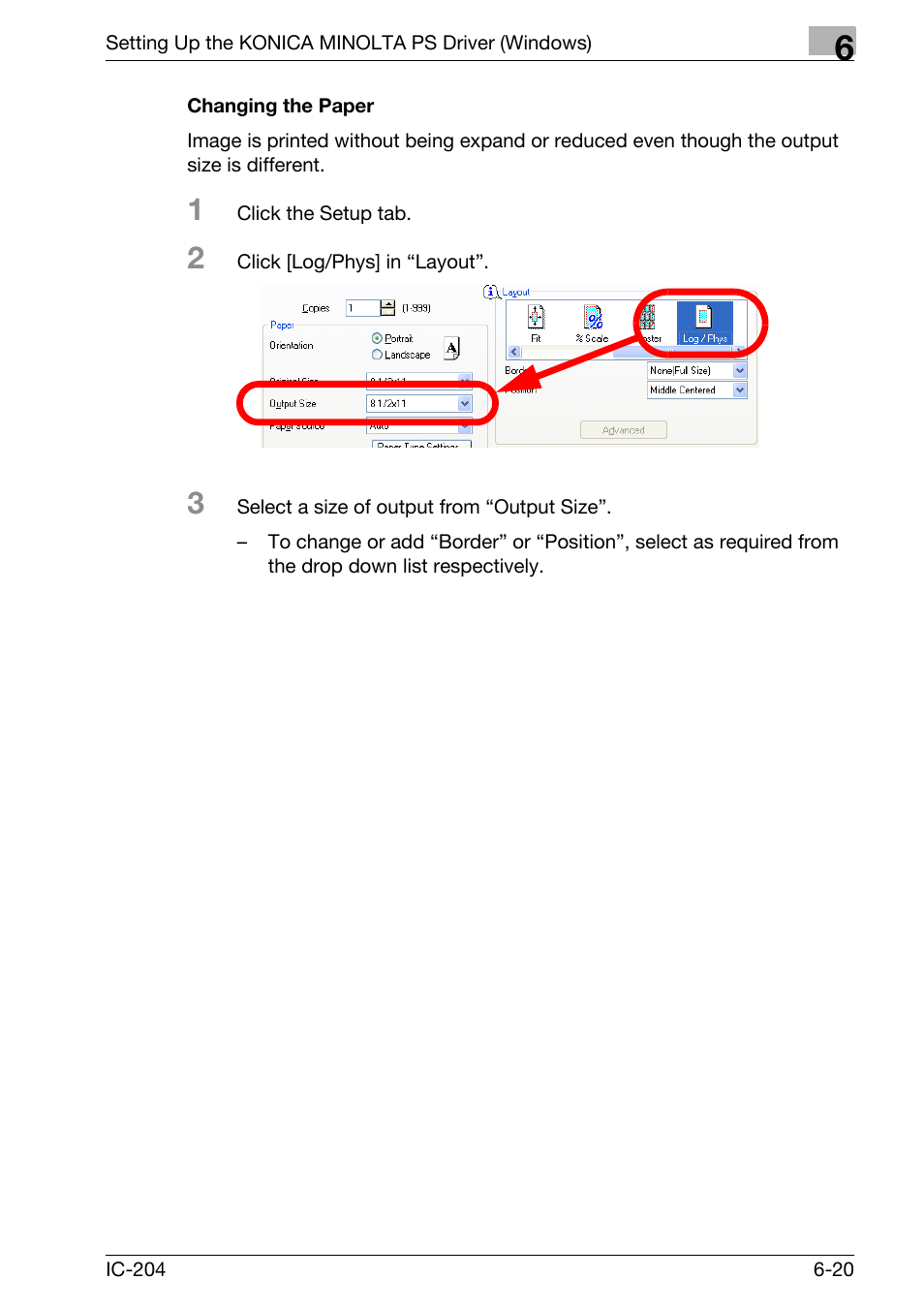 Changing the paper -20 | Konica Minolta bizhub 420 User Manual | Page 204 / 401