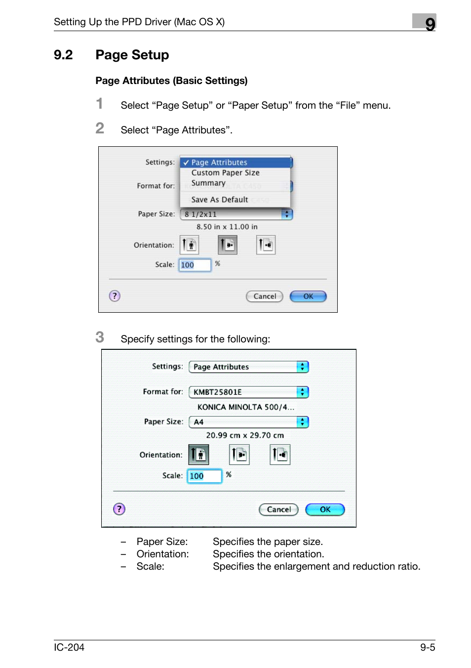 2 page setup | Konica Minolta bizhub 420 User Manual | Page 262 / 401