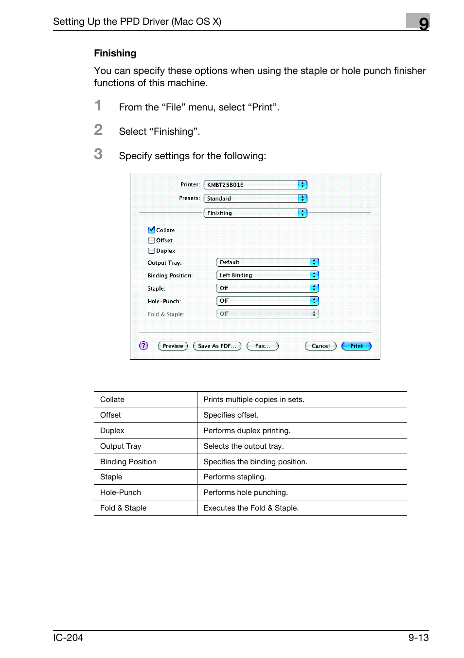 Finishing -13 | Konica Minolta bizhub 420 User Manual | Page 270 / 401