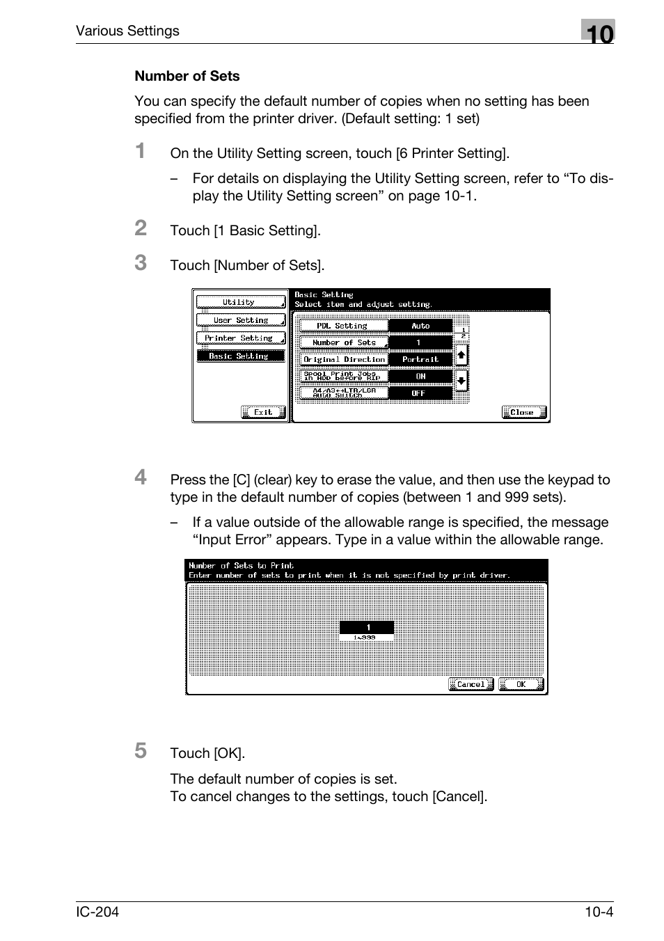 Number of sets -4 | Konica Minolta bizhub 420 User Manual | Page 279 / 401